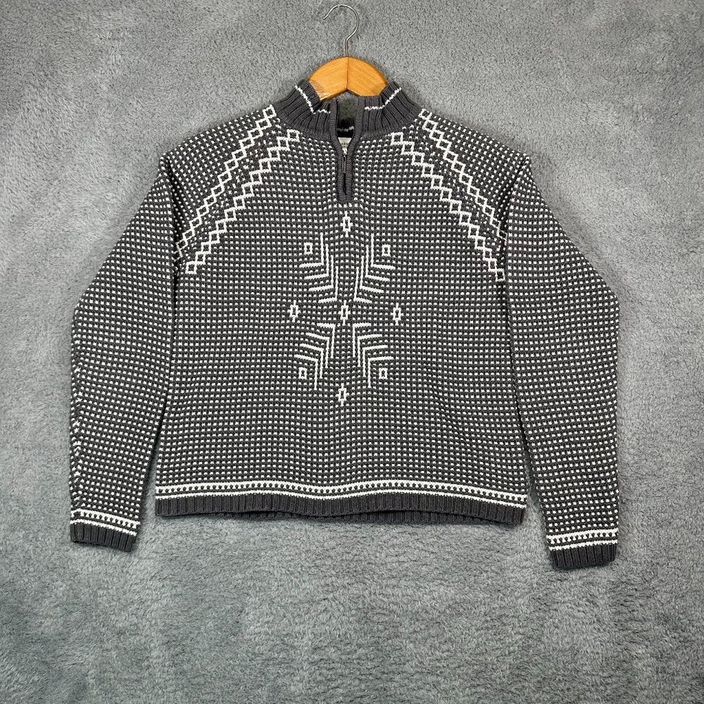 Liz Clairborne‎ knit quarter-zip pullover sweater size S